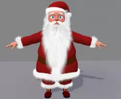 santa claus 3D model