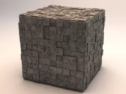 Sci-Fi Shapes - The Cube v2 3D model