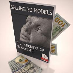 Selling 3D Models True Secrets of 3D Artists book Low-poly  3D model