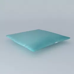 Simple blue mirror 3D model