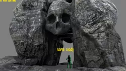 Skull Cave 3D model