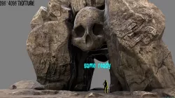 Skull Cave 3D model