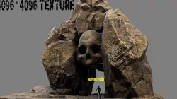 Skull Cave 3D model