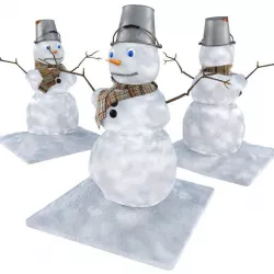 Snowman 3D model