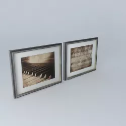 Solfege  canvases 3D model