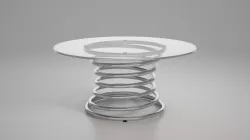 Spring lounge table 3D model