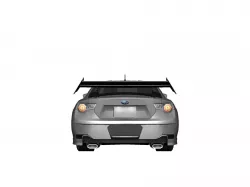 SUBARU BRZ Low-poly  3D model