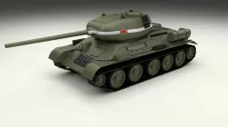 T-34 85 Tank 3D model