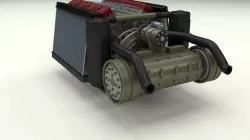T-34 Engine and Transmission Full 3D model