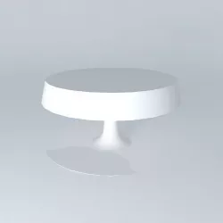 table low lamp Interior 3D model