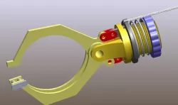 terminal device with adjustable grip