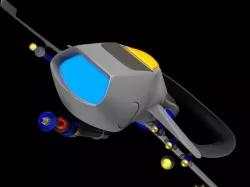 The Avenger UAV Fiction Military Drone 3D model