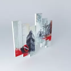 The Canvas Big Ben 3D model