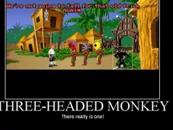 Three Headed Monkey Head