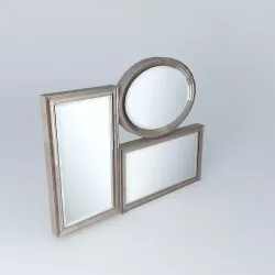Three mirrors 3D model