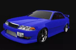 Toyota Mark 2 jzx100 Low-poly  3D model
