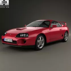 Toyota Supra 1993 3D model