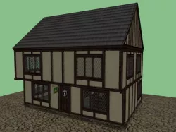 Tudor tavern 3D model