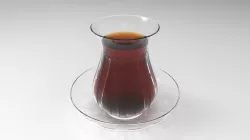 Turkish tea glass