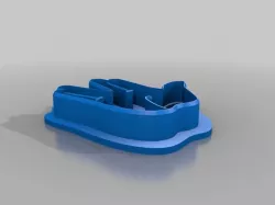 Vulcan salute cookie cutter