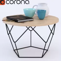 West elm Origami Coffee Table 3D model