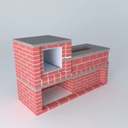 Wood Stove 3D model