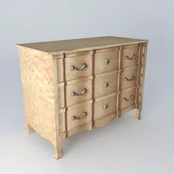 Wooden cabinet  3D model