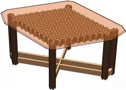 Wooden coffee table_Option 2