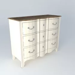 Wooden commode  3D model