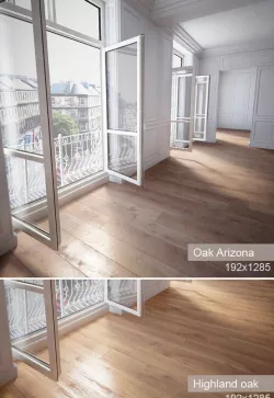 Wooden floor 3D model