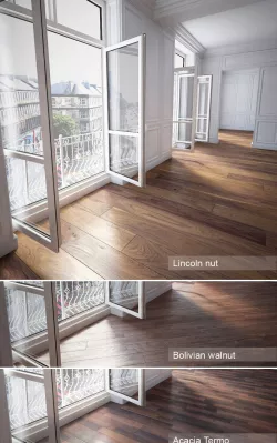 Wooden floor 3D model