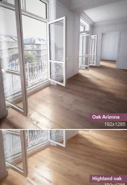 Wooden floor 3D model