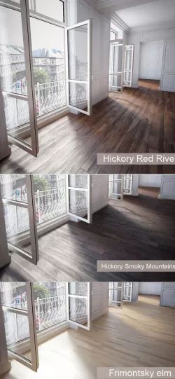 Wooden floor 3D model