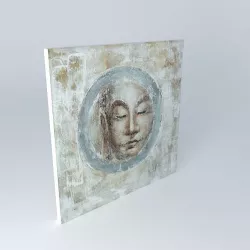 Zen painting  3D model