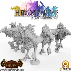 $16.00Kingdom of Talarius - Outriders (5 mounted models)- 32mm scale