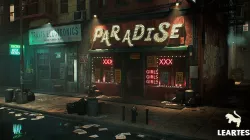 1970 s New York City Alley Low-poly 3D model