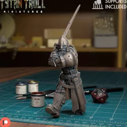 $3.50Town Guard Swinging - [Pre-Supported]
