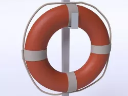 3D model of the lifebuoy 3D model