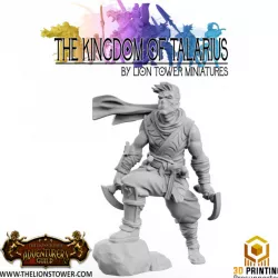 $4.00Kingdom of Talarius - Kotaro, Assassin - 32mm Presupported
