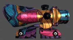 4x Scope Low-poly 3D model