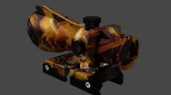 4x Scope Low-poly 3D model