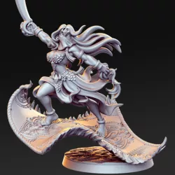 $5.00Fadeeya - Female with flying carpet - 32mm - DnD