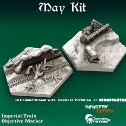 $6.00Imperial Train objective Marker set