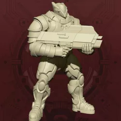 $6.50(Mercy's Reach) Void Knight - Firing Pose