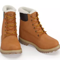6 Inch Shearling Boot Waterproof Boots 3D model
