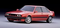 80s generic 2 door car Low-poly 3D model