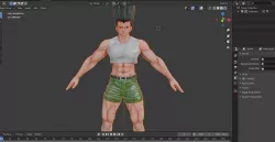 Adult Gon hunter x hunter 3d model 3D model