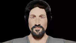 Afro guy 3D model