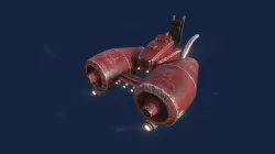 Aircraft Spaceship 01 - Futuristic Flying Vehicle Spacecraft Low-poly 3D model