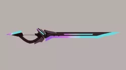 Anime Sword Low-poly 3D model